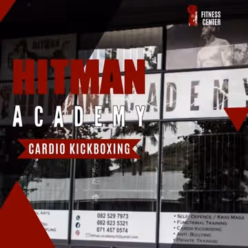 Boxing class padwork at Hitman Academy Pretoria